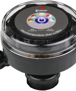 Lunasea Rechargeable Tri-Color Portable Navigation Light (No Mount) - Black