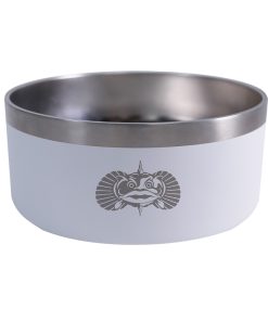 Toadfish Non-Tipping Dog Bowl - White