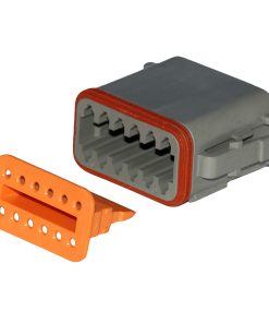 Pacer Deutsch DT Plug & Wedge Lock Kit - 12 Position - 5 Pack