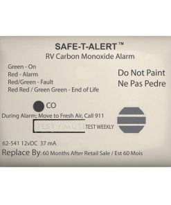 Safe-T-Alert 62 Series Carbon Monoxide Alarm - 12V - RV Surface Mount - White