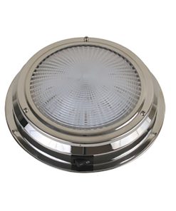 Scandvik LED Dome Light - Traditional - Stainless Steel - 5.5" - 12V