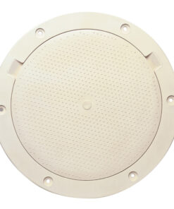 Beckson 8" Non-Skid Pry-Out Deck Plate - Beige